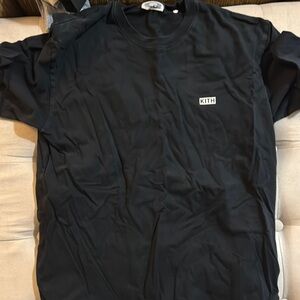 Kith Black Short Sleeve Tee Classic Crew Neck
